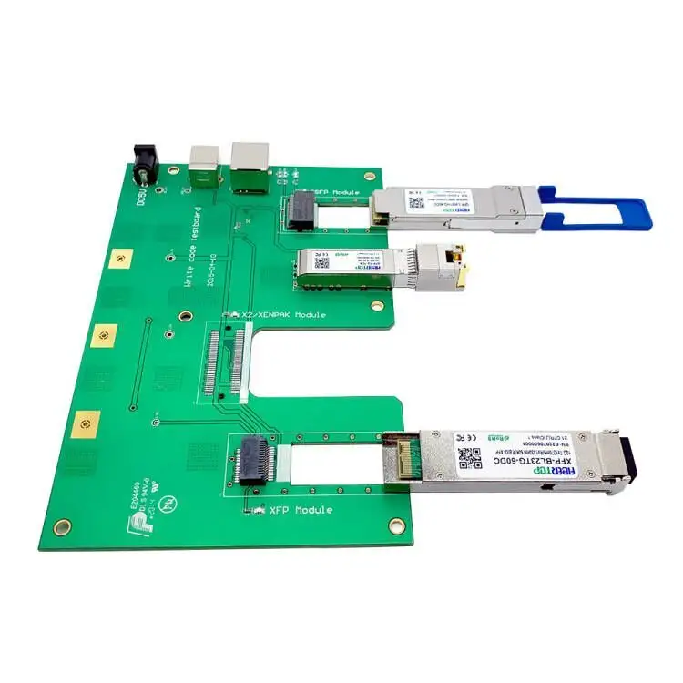 Placa programadora para escribir código y realizar pruebas en SFP/SFP+/XFP/SFP28/QSFP+/QSFP28 1
