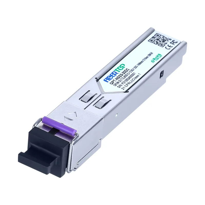 Transceptor GPON OLT SFP Clase C+ 2.5G/1.25G Tx1490nm/Rx1310nm 20km 1