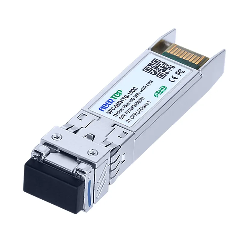 Transceptor LC DOM de 10G LR SFP+ con fibra monomodo CDR de 1310 nm y 10 km 1