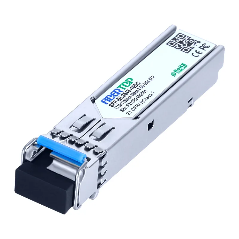 2.5G BIDI LR シングルモード SFP 10km TX1310nm/RX1550nm トランシーバー 1