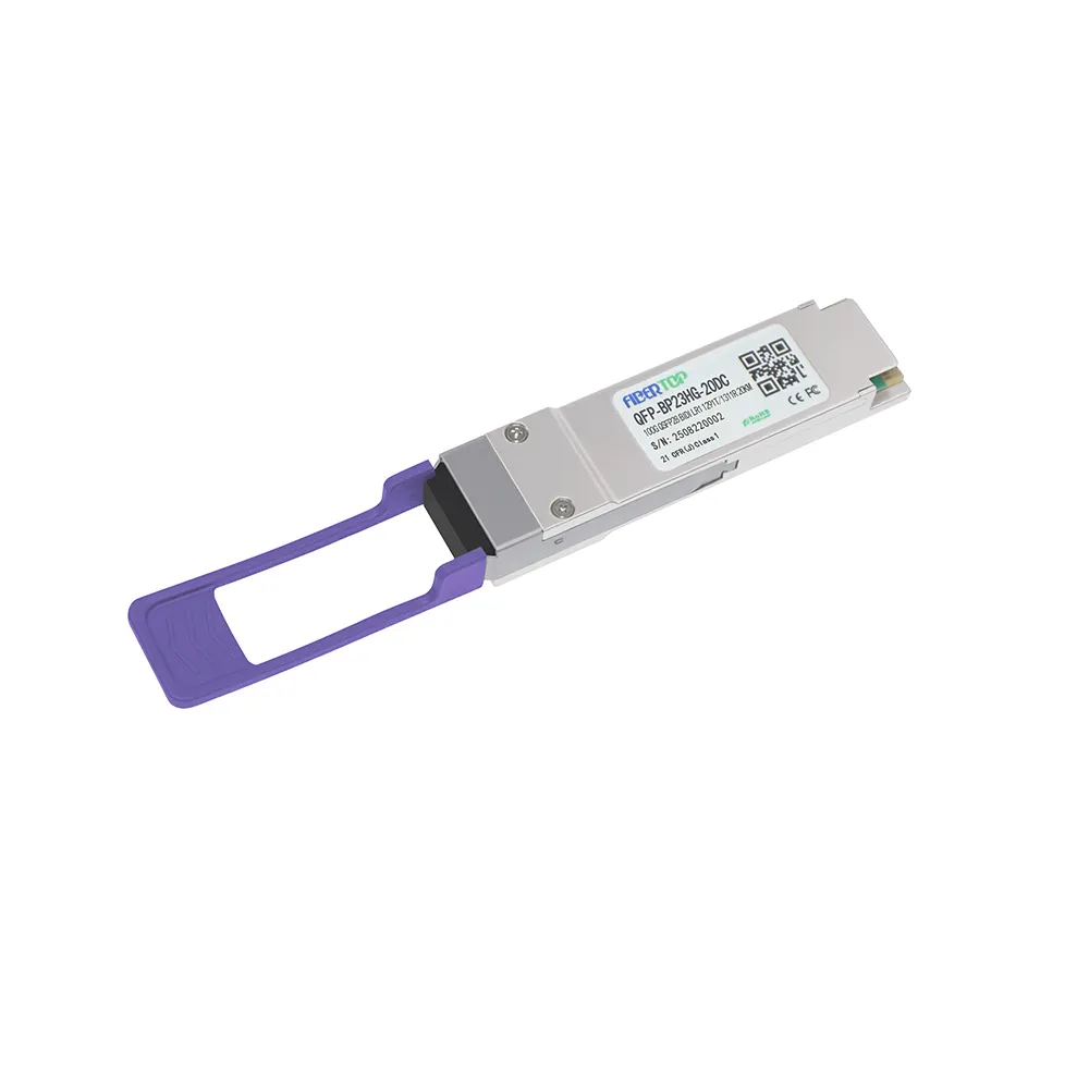100GBASE-LR1 QSFP28 100G BIDI 20km Tx1291nm/Rx1311nm トランシーバー 1