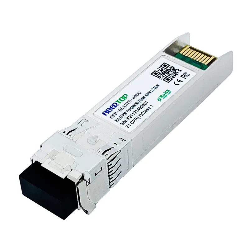 25GBASE-ER SFP28 BIDI 40km Tx1310nm/Rx1270nm Transceiver 1