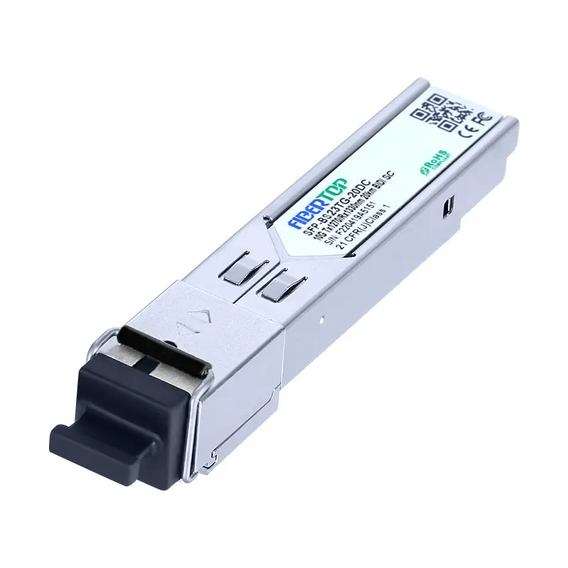 SFP+ 10G BIDI 1270nmTX/1330nmRX Transceiver Single Mode SFP-BS23TG-20DC Reach 20km sc 1