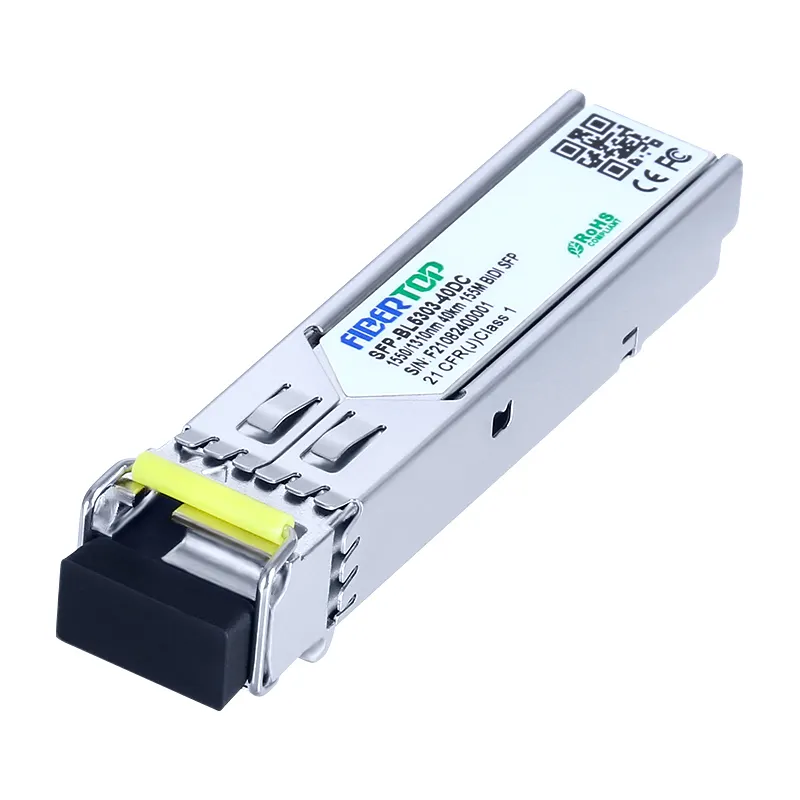 155M BIDI 40km SFP Tx1550nm/Rx1310nm LC 트랜시버 모듈 1