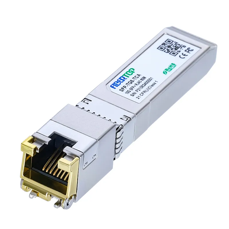 Трансивер 10GBase-T SFP+ RJ-45 80 м по медному кабелю 1