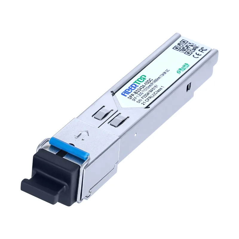 Transceptor SFP BIDI de 1,25 G, 10 km, SC, Tx1310 nm/Rx1490 nm 1