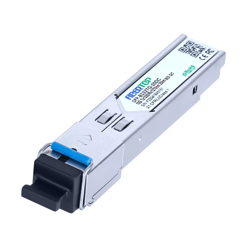 10Gbps SFP+トランシーバー シングルモード SFP-BS32TG-20DC 1330nmTX/1270nmRX 到達距離20km sc 1