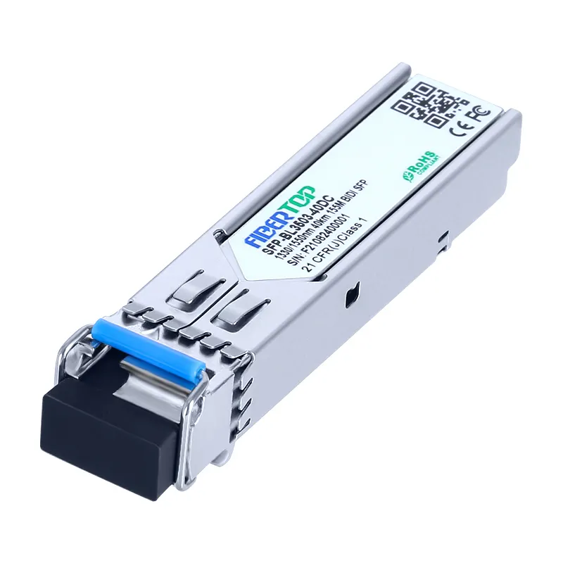 155M BIDI SFP Tx1310nm/Rx1550nm 40km LC 트랜시버 모듈 1