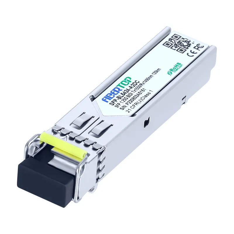 1.25G SFP 1000BASE BIDI 100km TX1550nm/RX1490nm Transceiver 1