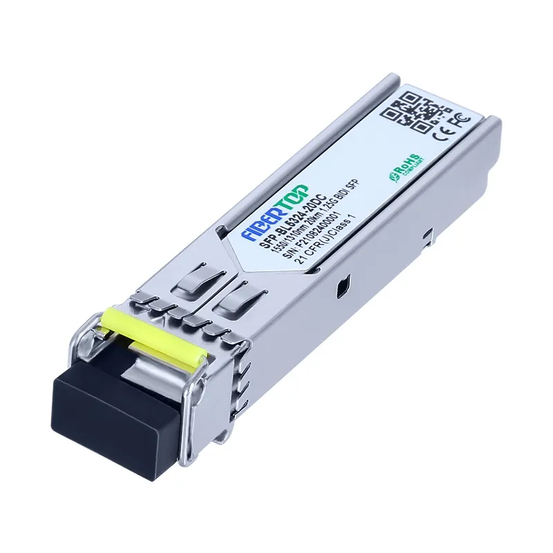 MikroTik 1000BASE SFP 1.25G BIDI 20km Tx1550/Rx1310 송수신기 1