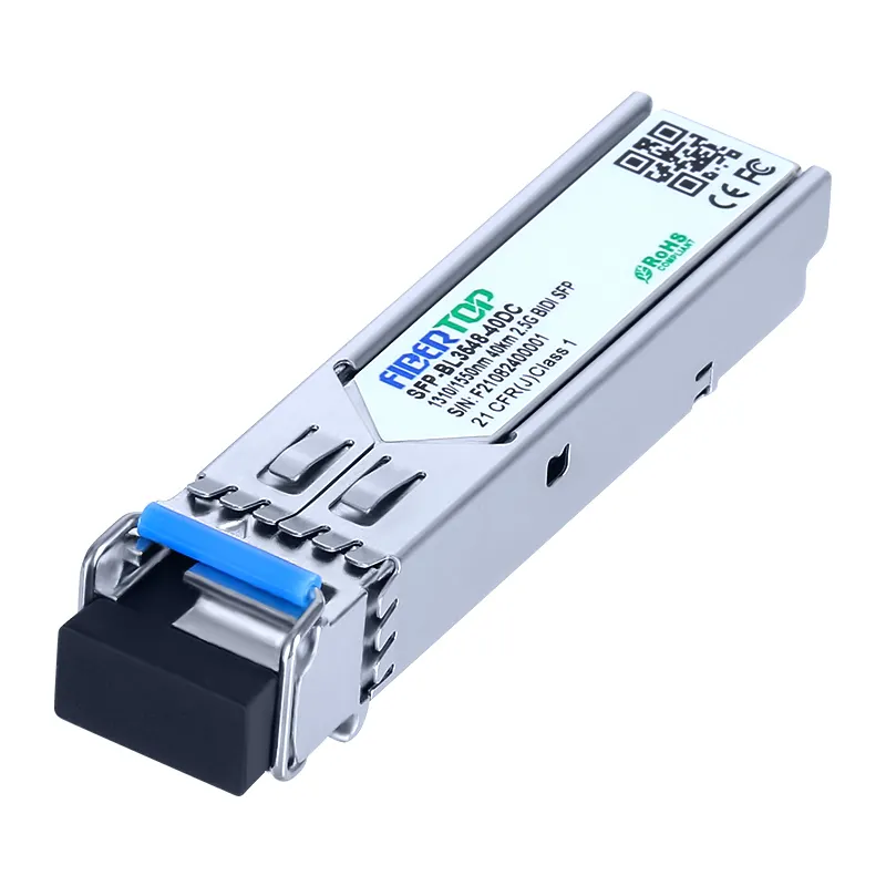 2.5G BIDI SFP ER 싱글 모드 40km 송신 1310nm/수신 1550nm 트랜시버 1