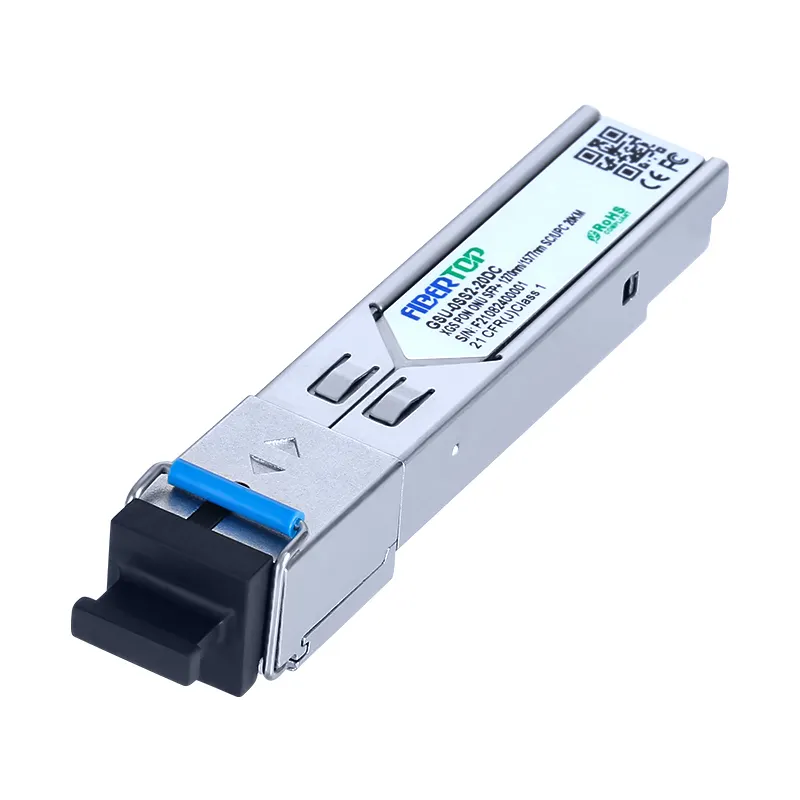 10G XGS-PON ONU SFP+ 1270/1577nm 20km SC/UPC Transceiver 1