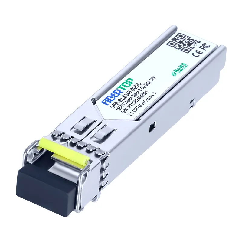 2.5G BIDI SFP LR 싱글 모드 20km 송신 1550nm/수신 1310nm 트랜시버 1