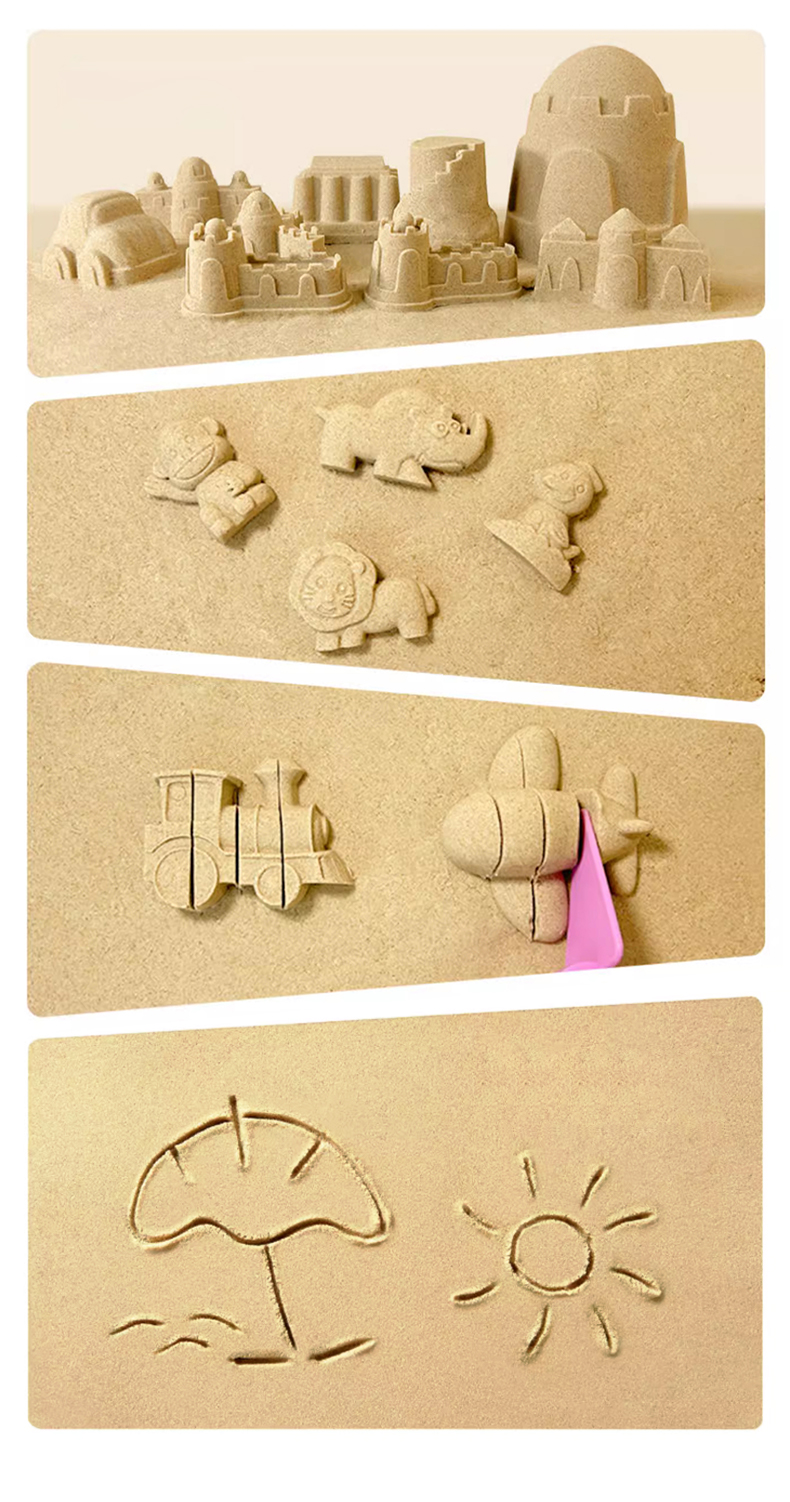 Customized1kg rabbit plastic box toy set with molds play magic sand Manufacturer | IBIZA 15