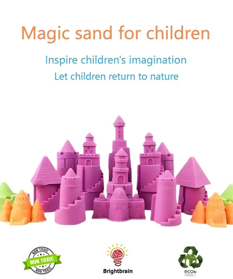 Customized1kg rabbit plastic box toy set with molds play magic sand Manufacturer | IBIZA 14