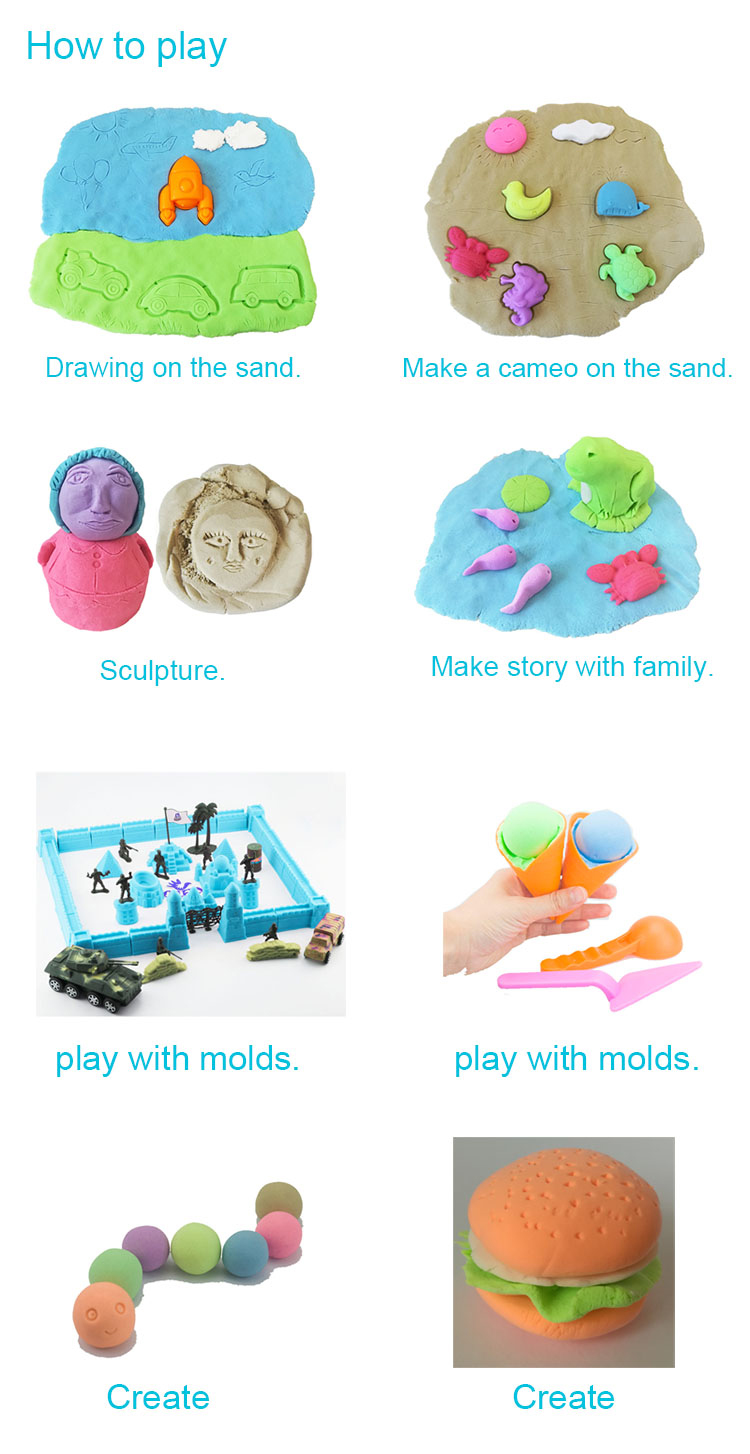 IBIZA - Toy sand set bulk Wholesale Suppler hot sale DIY magical sand for kids funsand PRODUCTS 14