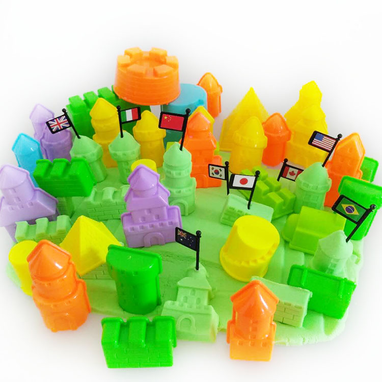 IBIZA - Indoor Playing Educational Magic Sand Toy Molds in plastic box PRODUCTS 11