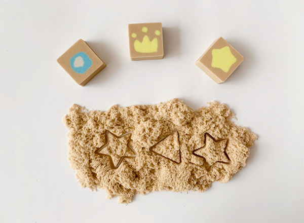 IBIZA - DIY magic sand toy for kids wholesale bulk sensory sand set Small square shape PRODUCTS 9