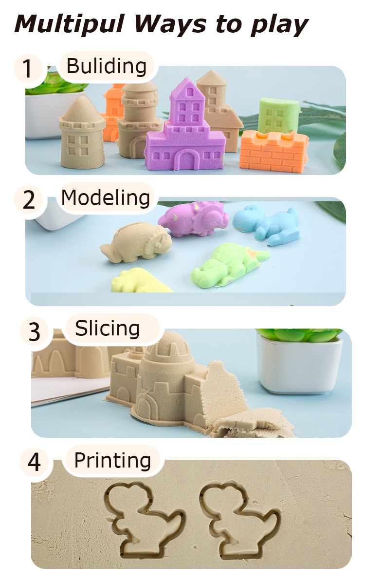 Customized IBIZA soft flowy and safety magic sand for kids manufacturers From China | IBIZA 10