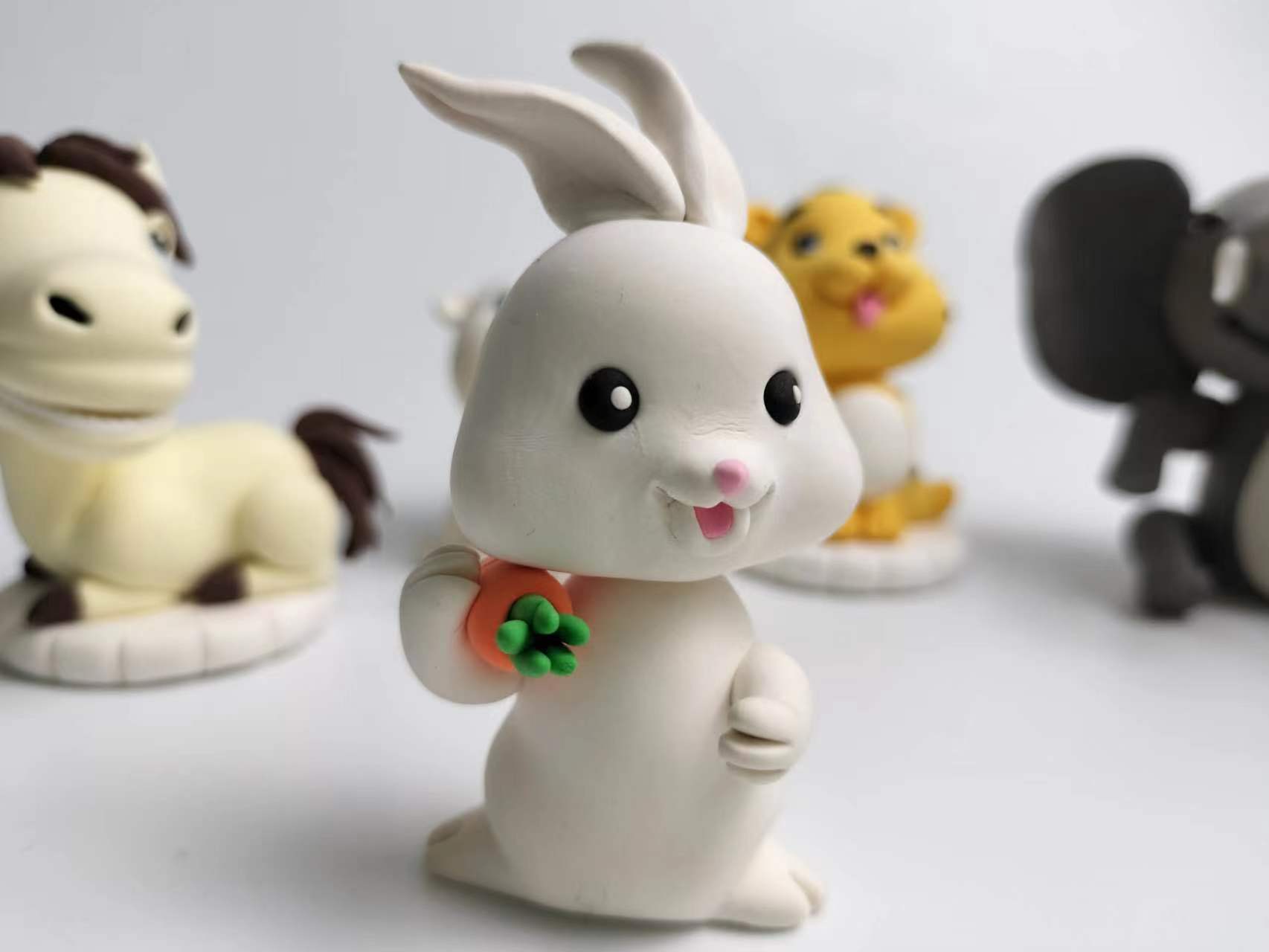 supplier light clay for funny Clay figure 10