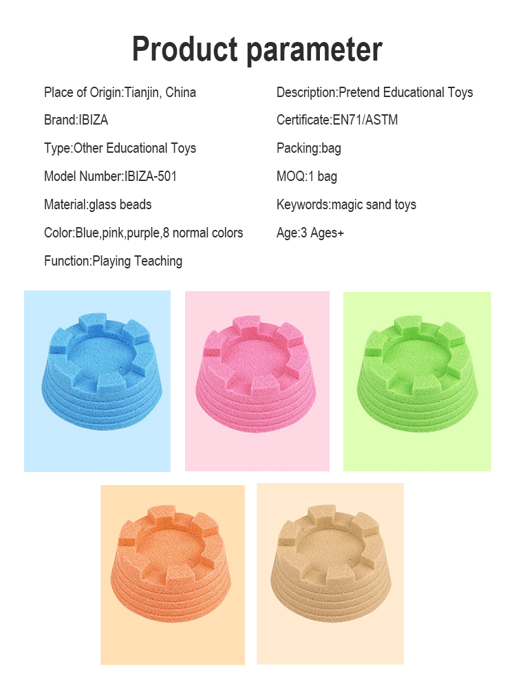 IBIZA - Never Dry Magic Sand Play Set Popular By Kids 17