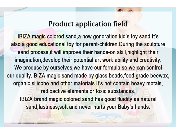 IBIZA - Never Dry Magic Sand Play Set Popular By Kids 15