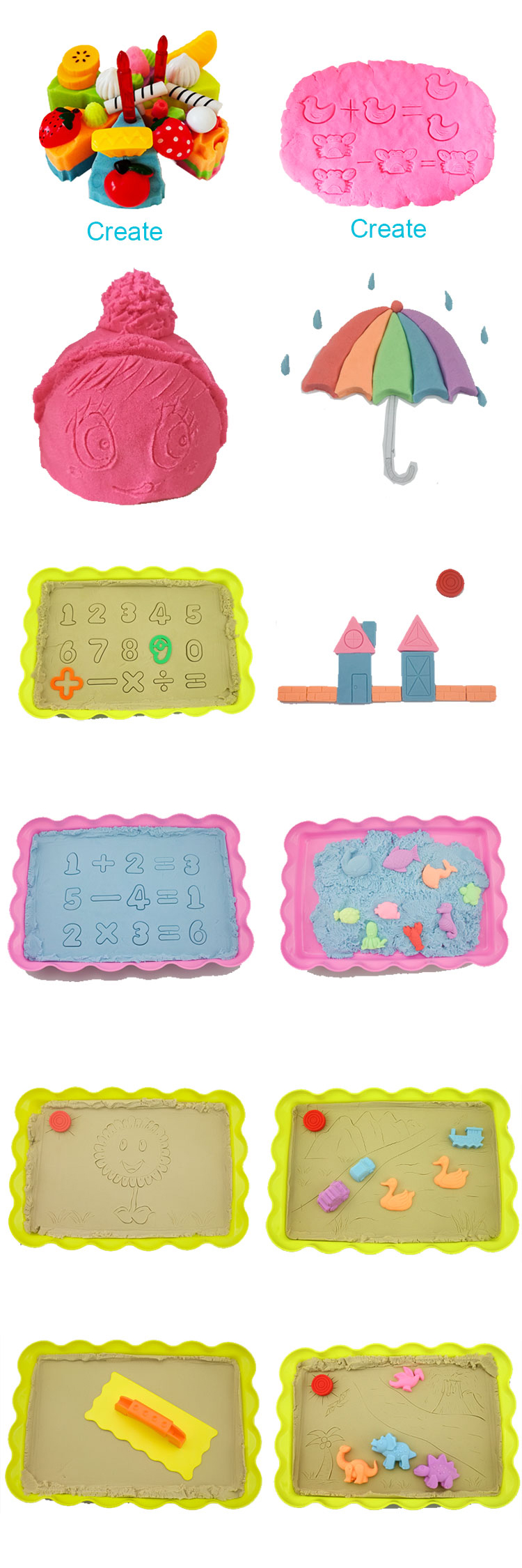 IBIZA - Never Dry Magic Sand Play Set Popular By Kids 27