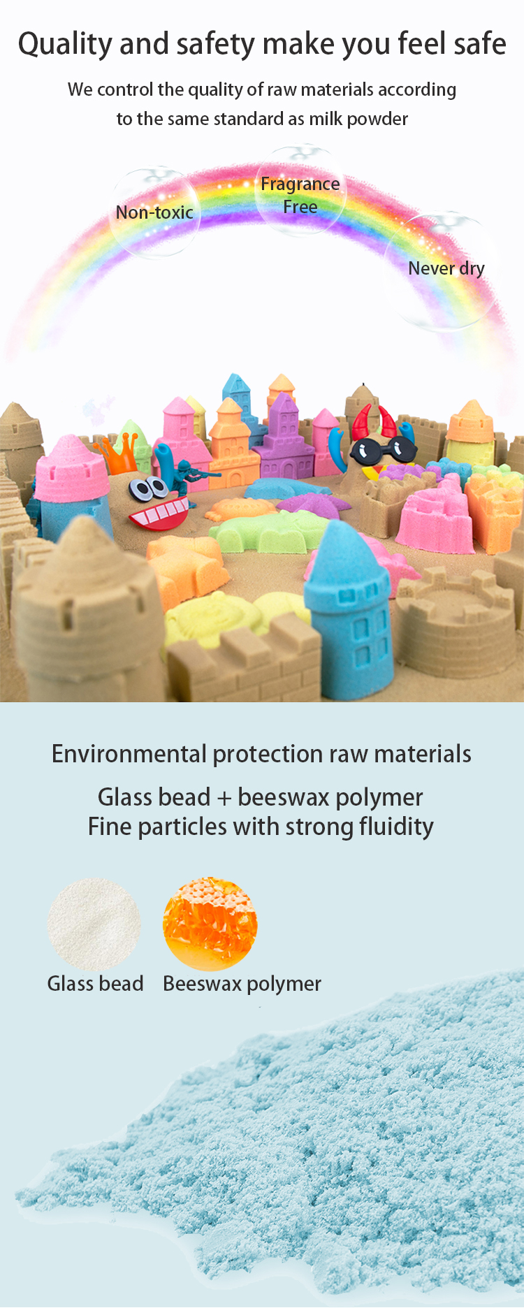 IBIZA - Never Dry Magic Sand Play Set Popular By Kids 13