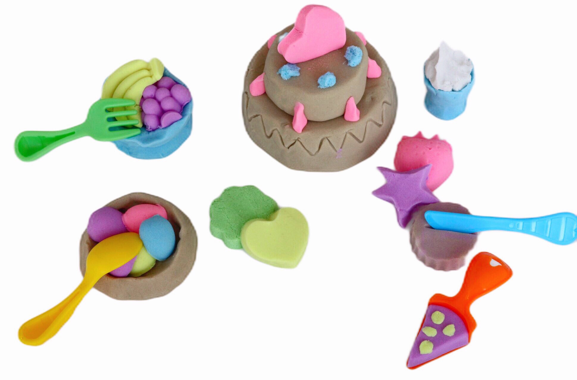 IBIZA - DIY Colorful Magic Sand Toy pink green yellow blue natural colors Play model sand PRODUCTS 8