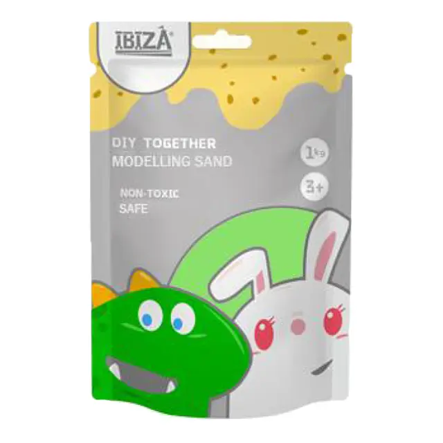 IBIZA - Magic modelling sand toys 1kg Green color Manufacturer Wholesale dealer magical sand PRODUCTS 1