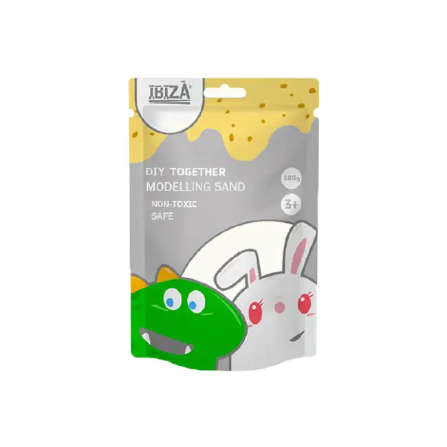 IBIZA - Magic sand 500g modelling sand A08 Yellow color sand PRODUCTS 1