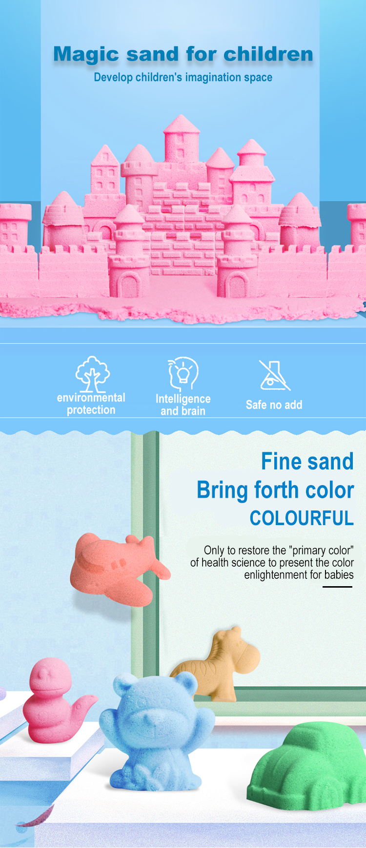 IBIZA - Soft Magic Sand For Kids Children Play Toy 8
