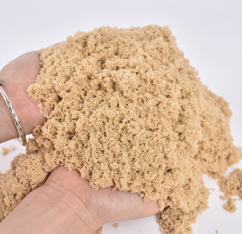High Quality hot sale kids safe non-toxic space toy sand kit, sand set color magic clay sand 3