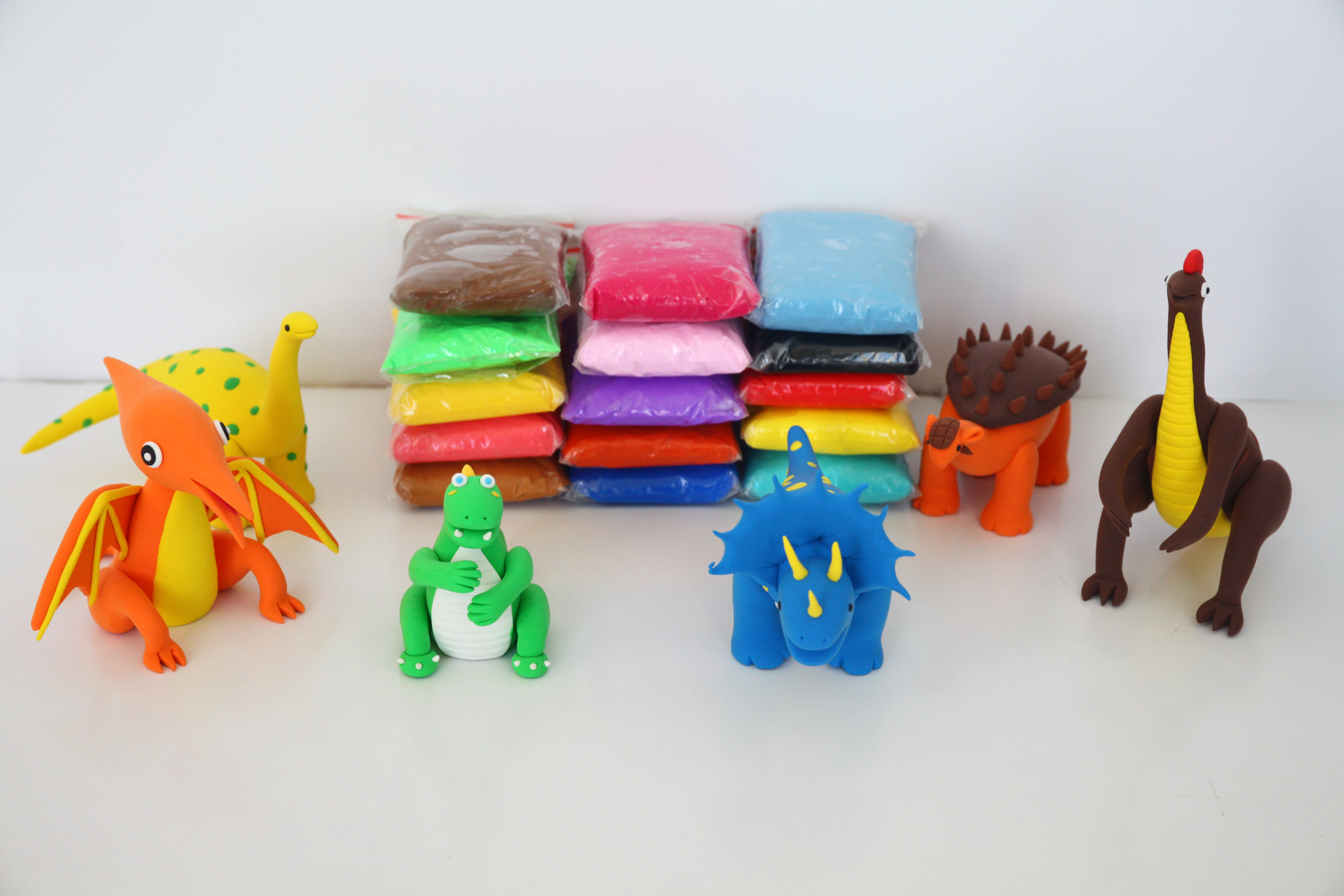  High Quality 12/24/36 Color Light Soft Clay DIY Toys Children Educational Air Dry Polymer Plasticine Safe Colorful Light Clay Toy Gif Wholesale - TIANJIN IBIZA GLASS BEAD CO.,LTD. 