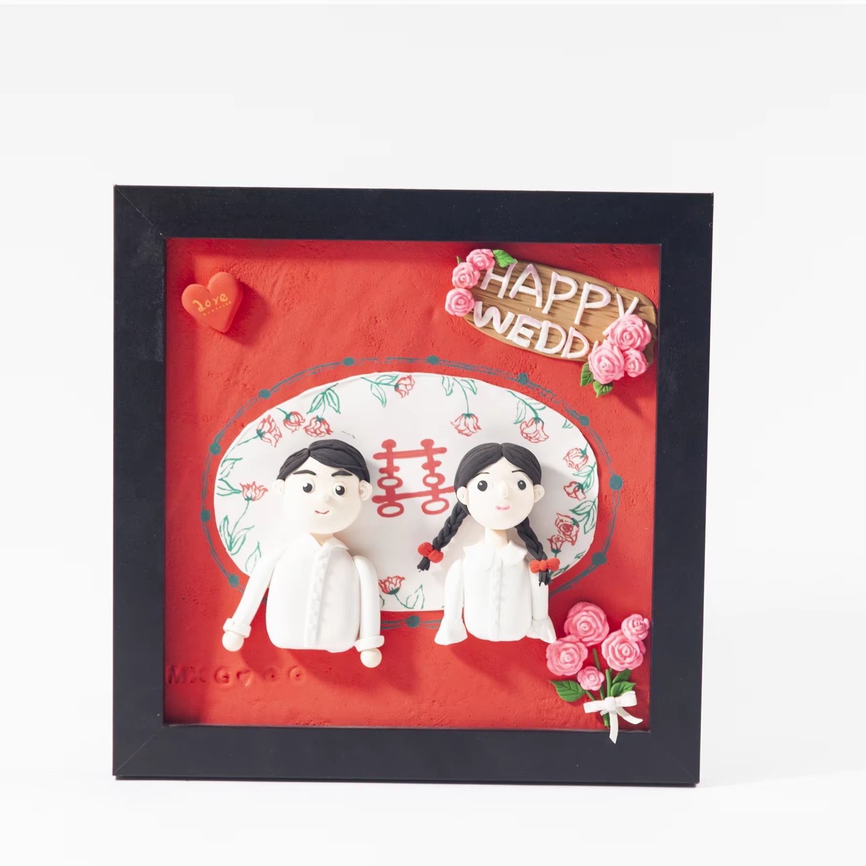 Lemongaga Custom Clay Painting Personalized Photo Gifts for Family Portraits Using Own Photos 2