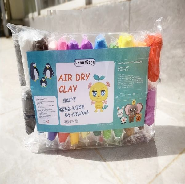  Best Quality Lemongaga Polymer Clay 36 Colors 24 Colors Super Light Clay Set for Kids Factory 