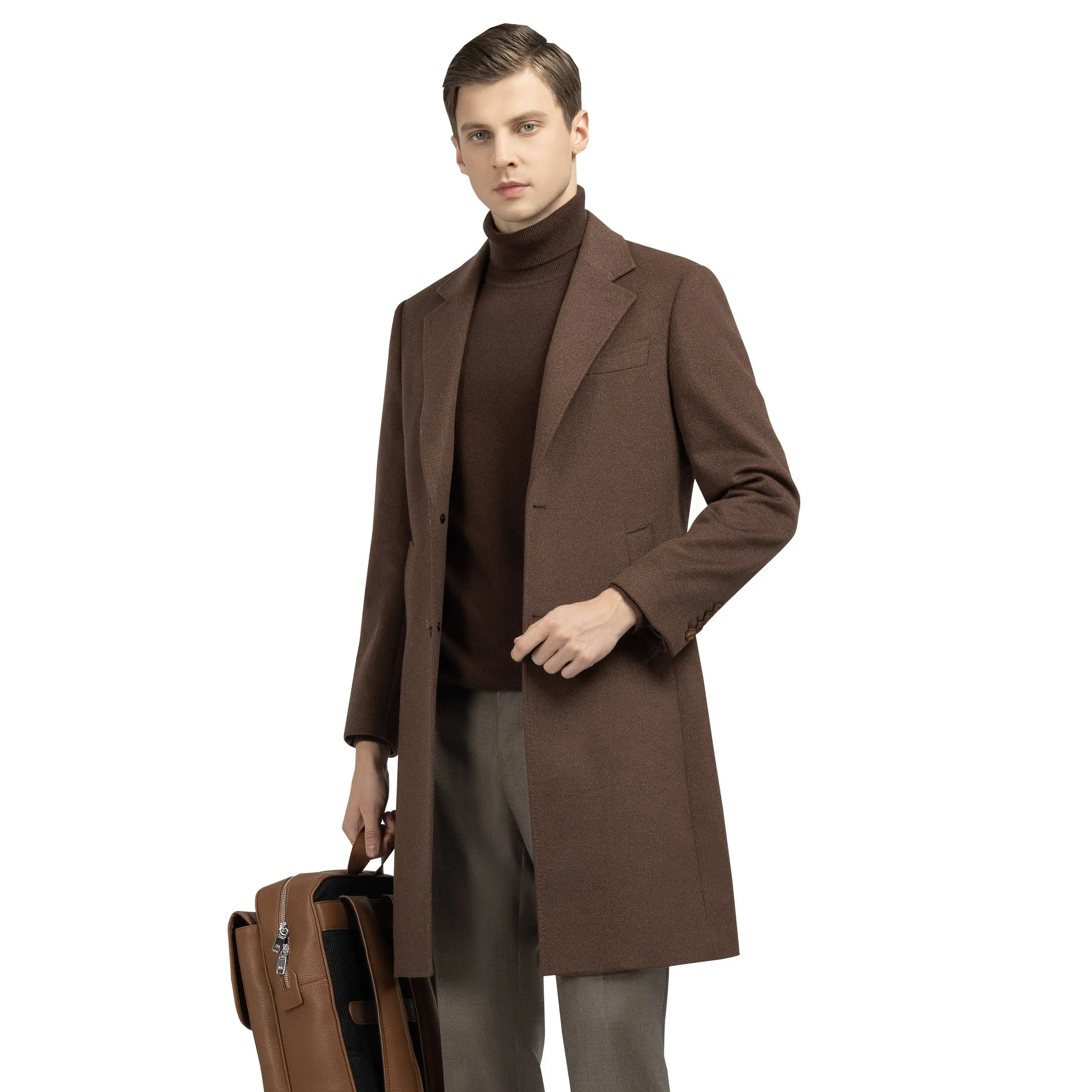 Business Overcoat Series Wool Cashmere Warmth Wrinkle-Resistant Slim Fit Versatile 1