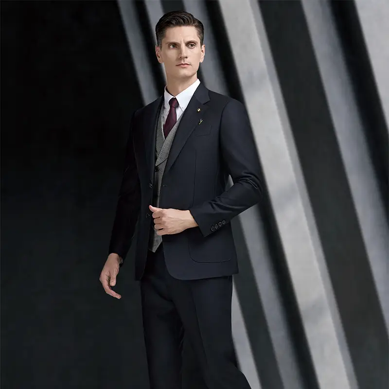 Men's Corporate Suit Set – Wrinkle-Resistant Business Blazer 1