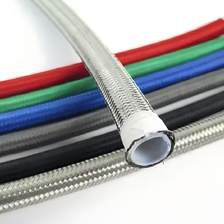 PTFE Brake Hose SAE J1401 | 304 SS Braided | JUNZE 5