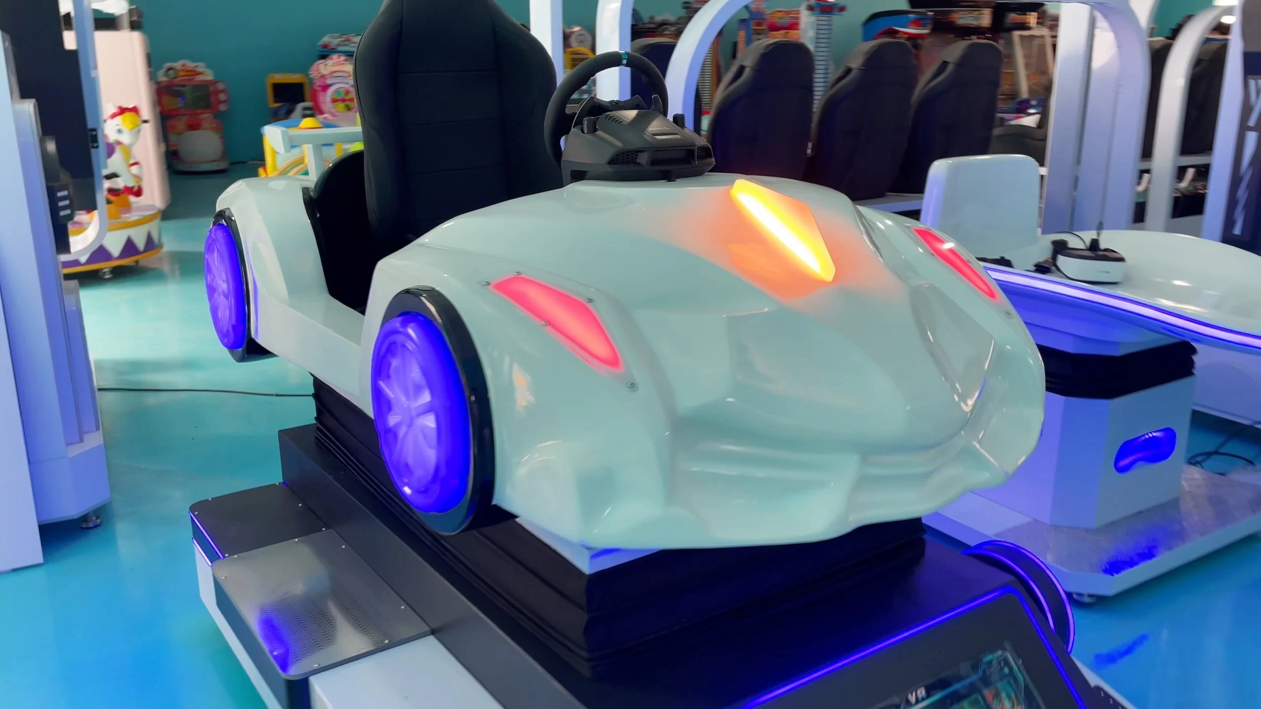 VR Racing Simulator | Motion Platform VR Driving Machine with Logitech Steering Wheel 1