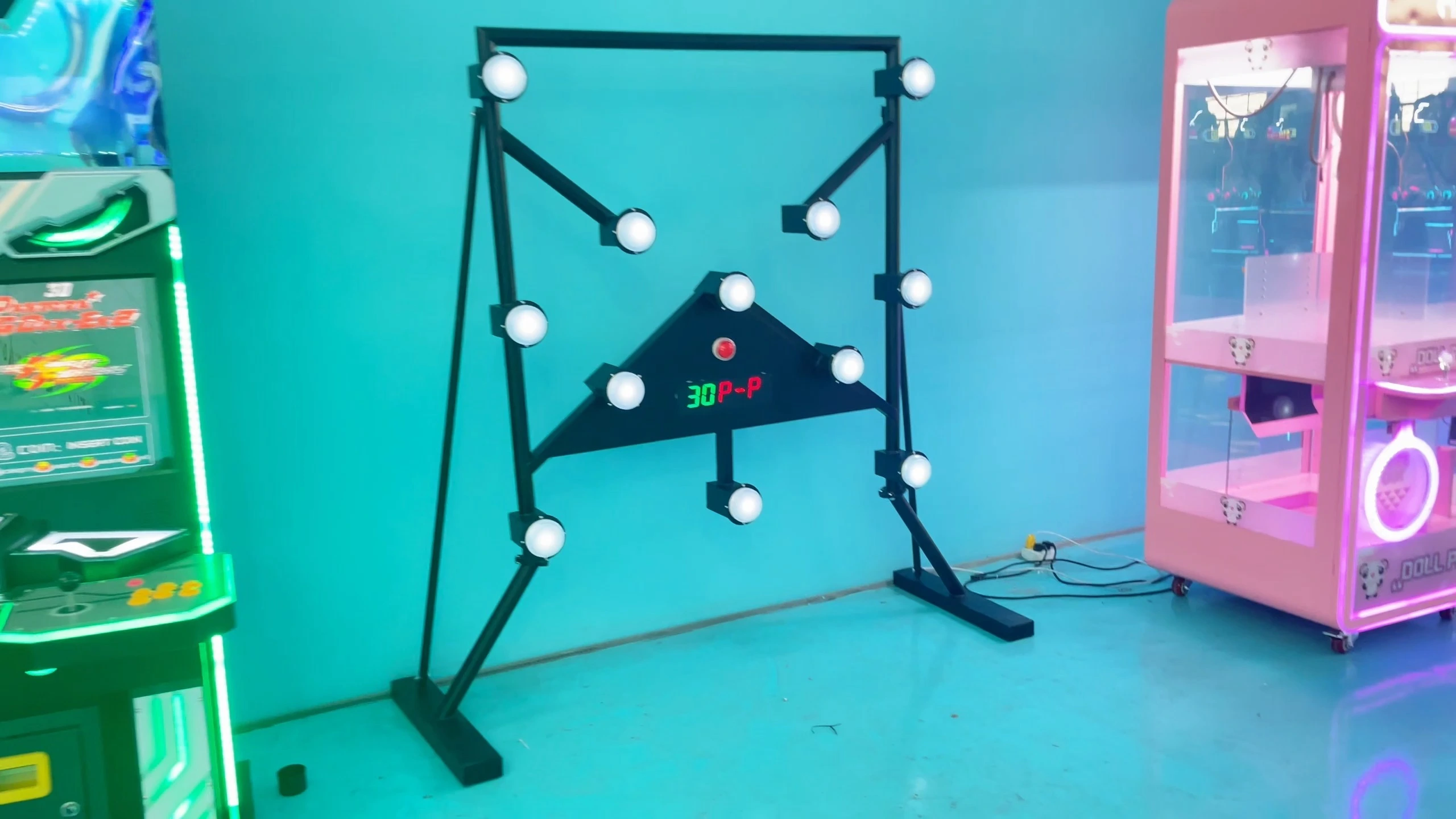 Whack a Mole Arcade Machine | Coin Operated Reaction Light Pat Pat Le Game 1