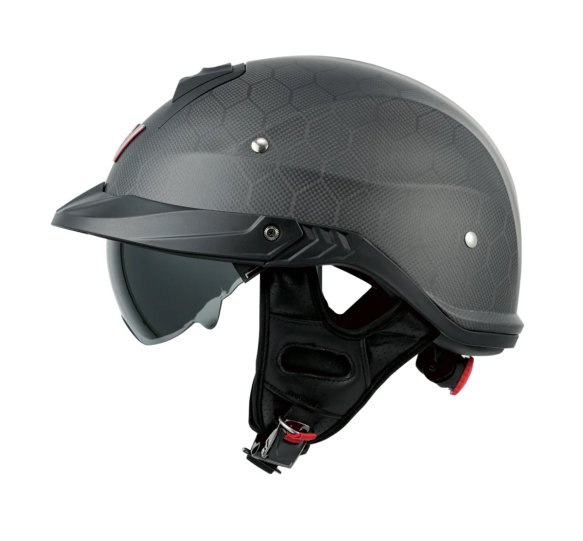 MY Carbon Fiber Retro Motorcycle Helmet OF608 - Ultimate Protection for Riders 1