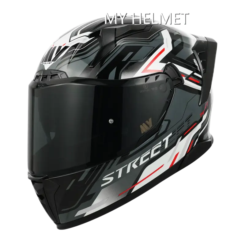 Quietest Full Face Motorcycle Helmet by MY HELMET 1