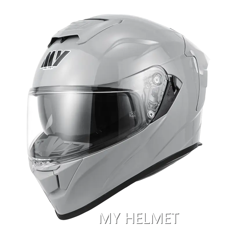 Pearl White Full Face Motorcycle Helmet Full Face Motorcycle Helmets Wholesale - MY HELMET 1