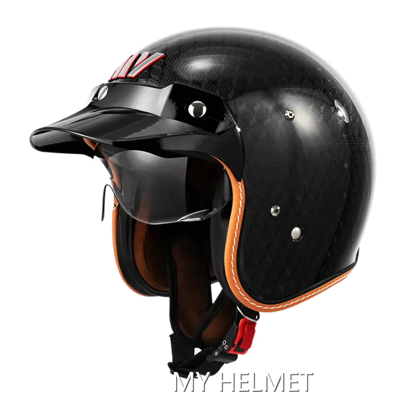 Carbon Fiber Motorcycle Helmet with Visor Motorcycle Helmet Wholesale - MY HELMET 1