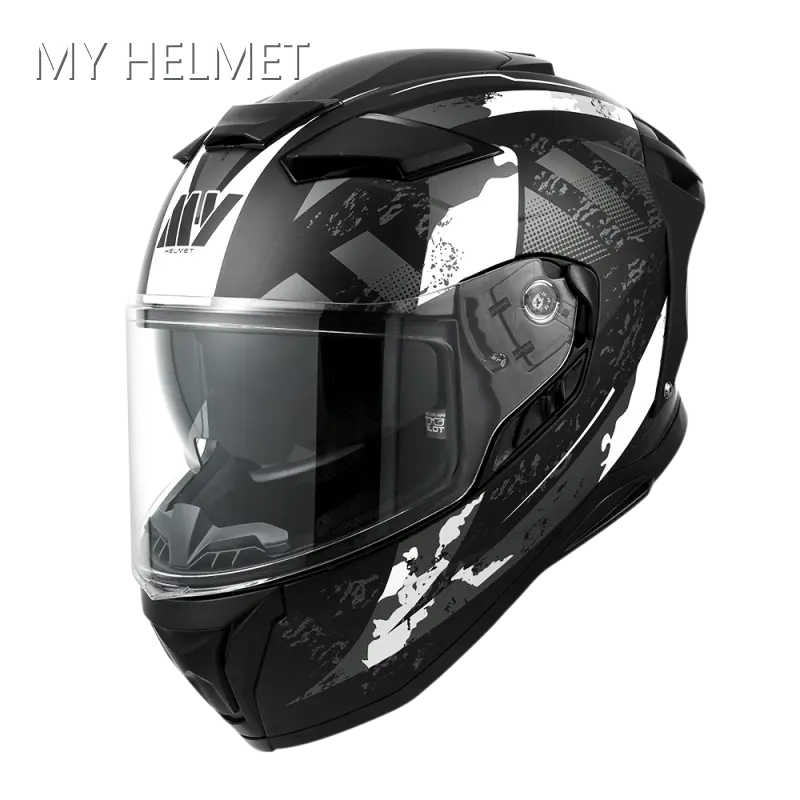 Inexpensive Full Face Motorcycle Helmets by MY HELMET 1