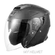 Black Open Face Motorcycle Helmets Motorcycle Helmet Wholesale - MY HELMET 1