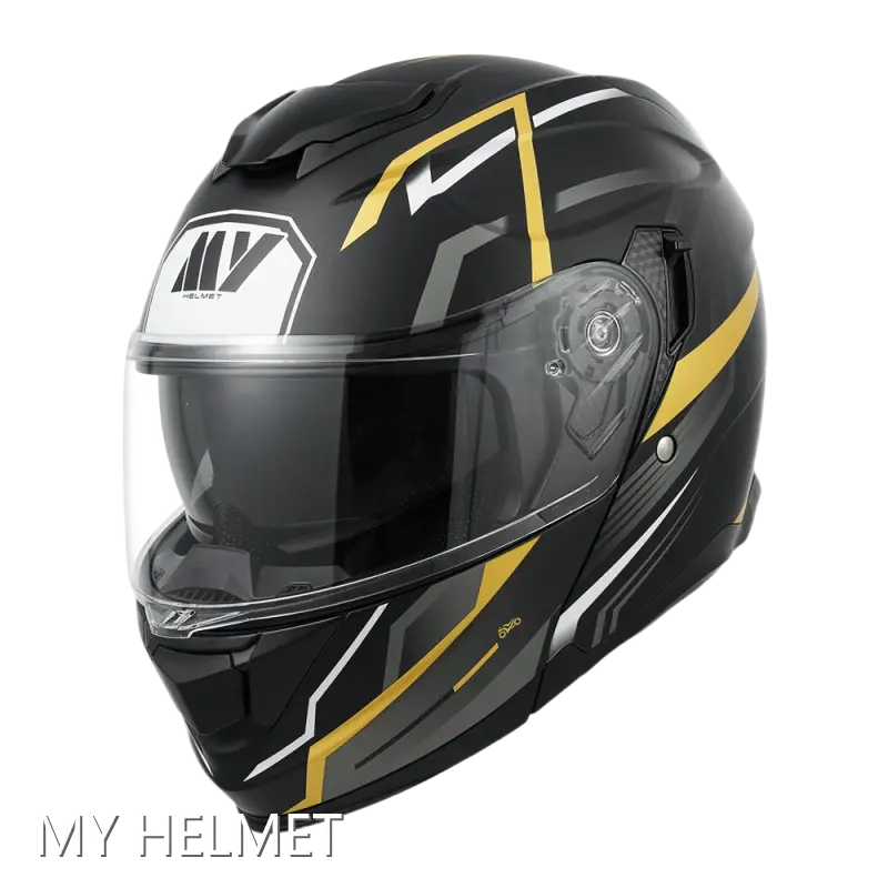 Modular Motorcycle Helmets Orange Modular Motorcycle Helmet in China 1