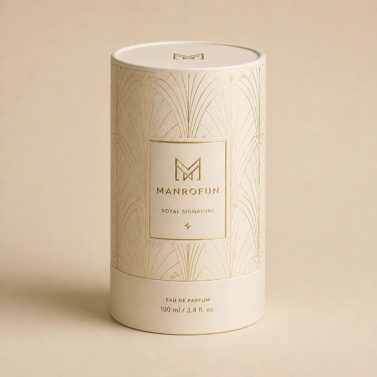 MANROFUN Cylindrical Perfume Bottle Luxury Gift Box Set for Packaging 1
