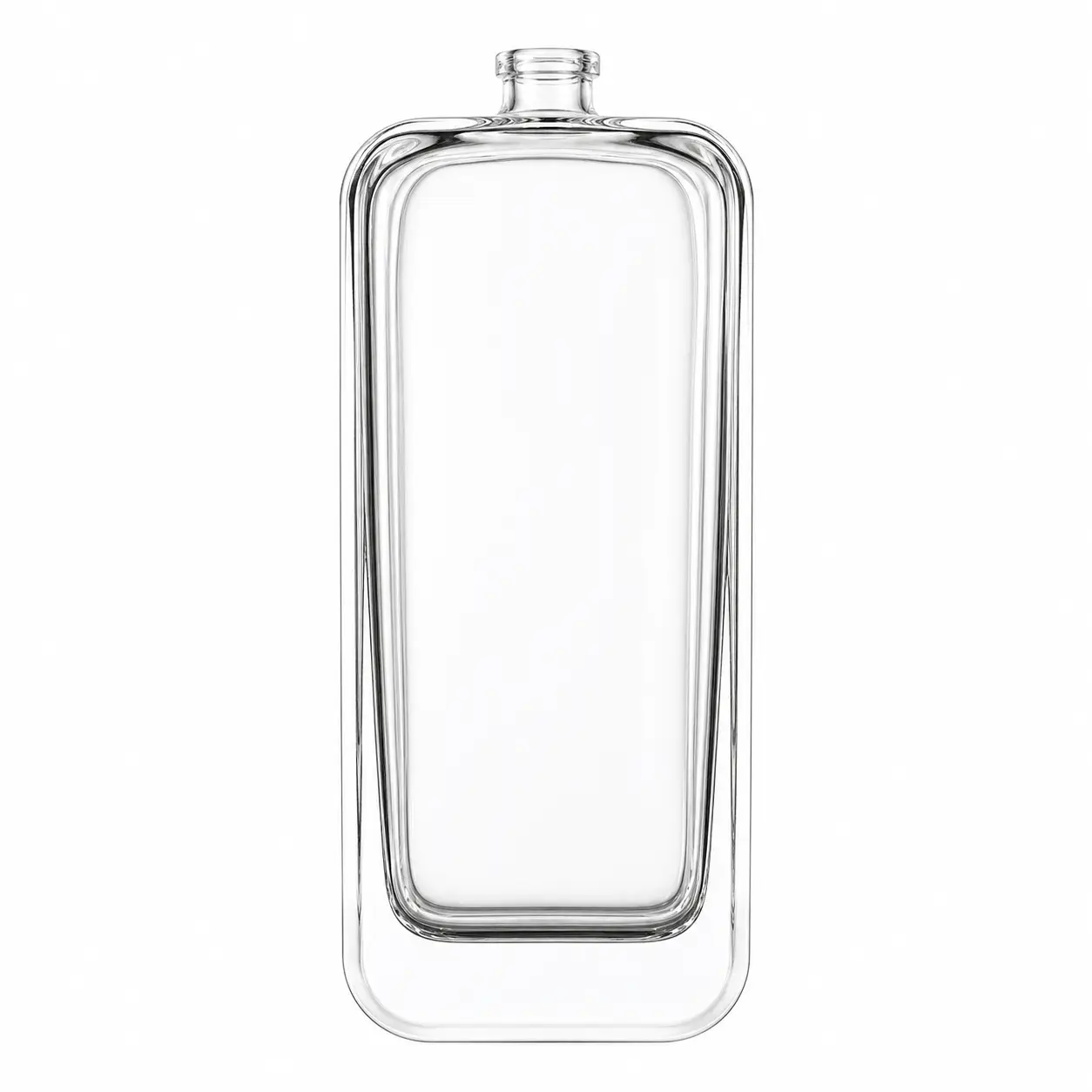 Minimal Structural Clear Glass Perfume Bottle Assortment for Custom Fragrance Packaging 1